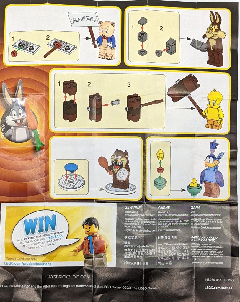 Amazon.co.jp: Lego 71030-3 Looney Tunes Series Wile E Coyote